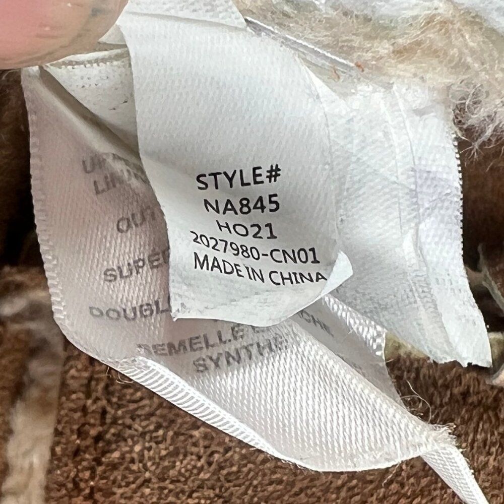 Madewell Moccasin Scuff Slippers Women's Size 10 Tan Suede Comfort Slip On Shoes - Picture 13 of 14